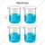 SBT 4 pcs 500ml Polypropylene Beakers with Graduation Marks for Laboratory