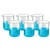 SBT 6 pcs 500ml Polypropylene Beakers with Graduation Marks for Laboratory