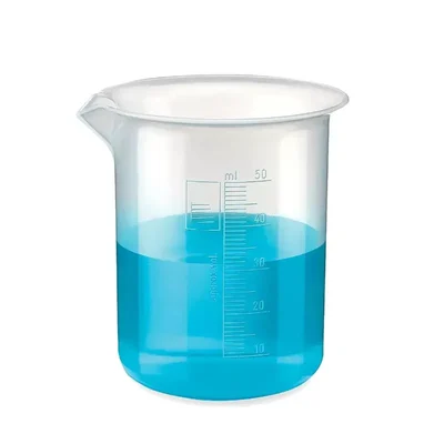 SBT 50ml Polypropylene Beaker with Graduation Marks for Laboratory