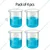 SBT 4 pcs 50ml Polypropylene Beaker with Graduation Marks for Laboratory