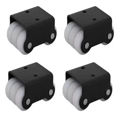 Premium Quality Radius Flat Sixer Plate Type Caster Wheel PPCP Material With 38 mm Height