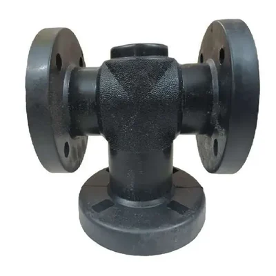 PP Flanged End Tee 4″*3″*3″ for Agricultural Purposes