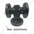 PP Flanged End Tee 4″*3″*3″ for Agricultural Purposes