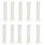WKM 12pcs X 100ml Clear Polypropylene Measuring Cylinder for Laboratories KT111K