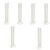 WKM 6pcs X 250ml Clear Polypropylene Measuring Cylinder for Laboratories KT108H