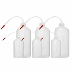 Bello Set of 6 Pcs Polypropylene Wash Bottle of 1000 ml 3 Pcs and 250 ml 3 Pcs