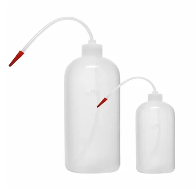 Bello 250ml & 1000ml Polypropylene Wash Bottle with Screw Cap & Flexible Tube for Dispensing Liquid