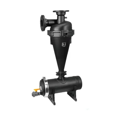 Pranjal Hydro Cyclone Filter with 3 inch Flange End Bend | Ideal For Filtering Solid Particles