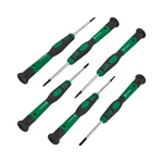 ROCKFORCE 6-Piece Precision Screwdriver Set – Durable Tips, Ergonomic Handle for Electronics & Fine Work (RF-7006PC)