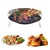 NE GRILLS Premium Quality 14 inch Round Charcoal Barbeque Grill With 4 Skewers