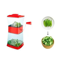 Premium Quality Onion, Chilly & Vegetable Manual Chopper Cutter(Pack-10pcs)