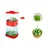 Premium Quality Onion, Chilly & Vegetable Manual Chopper Cutter(Pack-10pcs)