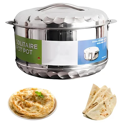 Premium Quality Stainless Steel Casserole/ Hotpot, 11 Lts Capacity