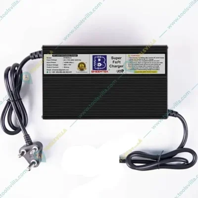 BHEEMTEK 60V 20A Fast Charger for 5 Lead Acid Batteries | Smart EV Unit with 50A SKS75A Connector