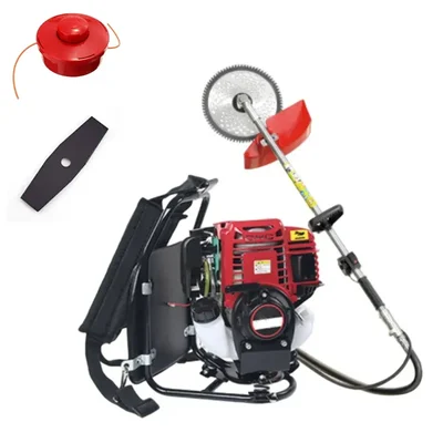 Orezen Premium Quality 4 Stroke 35 CC Backpack Petrol Brush Cutter / Crop Cutter For Agriculture & Gardening