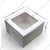 Premium 8 x 8 x 4 inch 300GSM, 1/2 Kg Cake Box for Cake Shops, Cafes, and Takeaway Orders(Pack-50 Pcs)