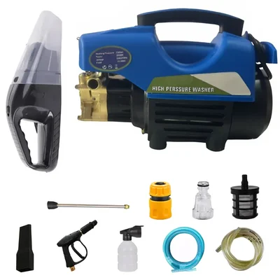 Combo of Premium Quality 200 Bar, 2000W High Pressure Washer and Corded Vacuum Cleaner with 1 Year Warranty