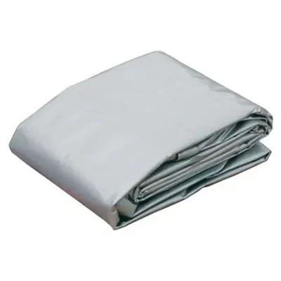 ZN Global 1000 GSM 30 feet x 18 feet Nylon Fabric, PVC Coated, UV Protected, Waterproof Tarpaulin Sheet(Color-Grey)