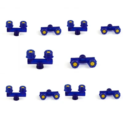 Premium Quality 2 MT Blue Nozzle with Brass Thread for Agricultural Sprayers | Ideal For Spraying (Pack Of 10)