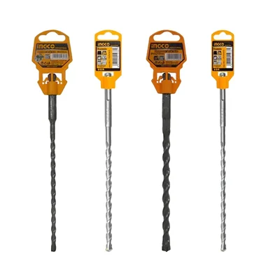 Ingco Combo Pack of 6x210mm, 8x210mm, 10x210mm, 12x210mm SDS Plus Drill Bits