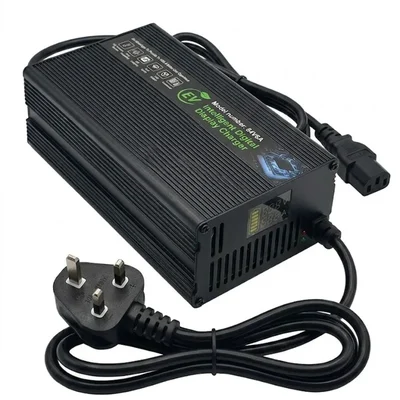 Premium Quality 72V 6A 3-Pin Universal Lithium Battery Smart Charger, 84V Max Output for Electric Scooters & E-Bikes