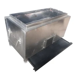  Stainless Steel 20 x 10 x 12 inch Table Top Charcoal Barbeque Grill