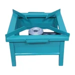 Bapa Mild Steel 10X10 inch Mini Canteen Gas Burner, Low-pressure (L.P.) Gas Bhatti