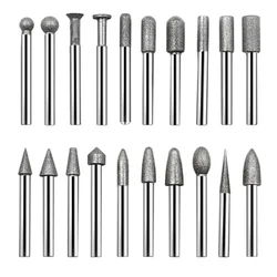 Premium Quality 20 Pcs Diamond Burrs For Various Uses In Rotary Tool/Die Grinder