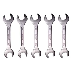 Premium quality Double Open end Spanners - 25mm X 28mm -5pc box