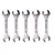 Premium quality Double Open end Spanners - 25mm X 28mm -5pc box