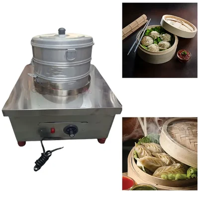 Premium Quality 3 Tier Electric Momo Steamer Machine ,1000w