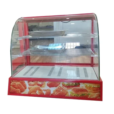 Premium Quality Deluxe 2 Shelves Stainless Steel Food Display Warmer, 800W