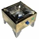 Premium Quality Gold finish Stainless Steel Gas Bhatti