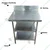 Premium Quality 30x30 inch Stainless Steel 304 Kitchen Working Table