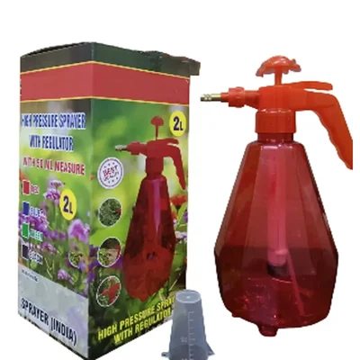 Premium Quality 2 Liter Manual Hand Sprayer with Measurement Cup for Garden, Plant Care and Household Use