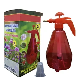 Premium Quality 2 Liter Manual Hand Sprayer with Measurement Cup for Garden, Plant Care and Household Use