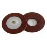 Premium Quality Non-Woven Matt Buff Wheel 4 Inch (100mmX15mmX16mm) for Metal Cutting, Polishing, etc - Pack of 10