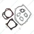 3 Pack of Premium Quality Seal Kit for 168F/170F Recoil Start Engines, suitable for Water Pumps & Power Weeders