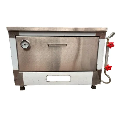 Premium Quality 13 x 24 inch Stone Base Gas Operated 6 Pizza Oven for Commercial Kitchen