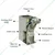 Semi-Automatic 2 in 1 Flour Mill/Pulverizer Machine/Masala Grinder with 2 HP Motor, 10-12 kg per hour