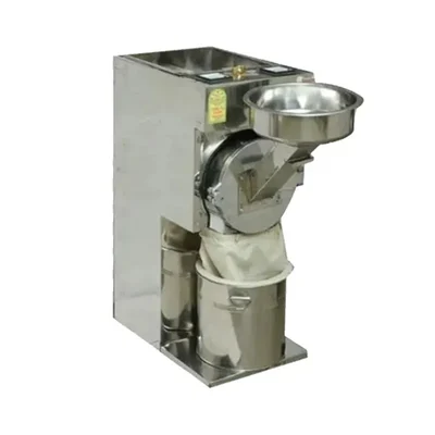 Semi-Automatic 2 in 1 Flour Mill/Pulverizer Machine/Masala Grinder with 2 HP Motor, 10-12 kg per hour