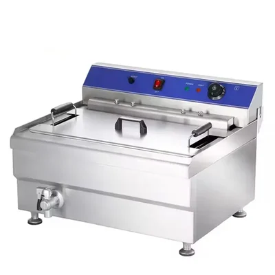 Premium Quality 30 Litre Stainless Steel Deep Fryer, 6.5KW