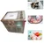 Premium Quality 18x18 inch Tawa Ice Cream Rolling Machine with 3 Containers