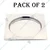 Premium Quality Gas Operated Thatte Idli Tray Set(Pack Of 2) 