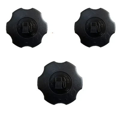 Premium Quality Threaded Petrol Cap Plastic 168F/170F for Water Pumps | Secure Fuel Tank Cover Replacement (Pack Of 3)