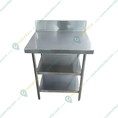Vinayak Machines Premium Quality 30x30 inch Kitchen Working Table With Stainless Steel Body
