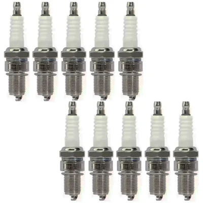 10 Pcs of Spark Plug for 168F/170F Recoil Start Engines, suitable for Water Pumps & Power Weeders