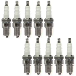 10 Pcs of Spark Plug for 168F/170F Recoil Start Engines, suitable for Water Pumps & Power Weeders