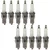 10 Pcs of Spark Plug for 168F/170F Recoil Start Engines, suitable for Water Pumps & Power Weeders