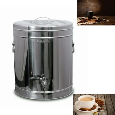 Eco-Friendly 20L Stainless Steel Premium Urn with Tap for Tea/Coffee With Hot and Cold Pot Double Insulated Wall 
